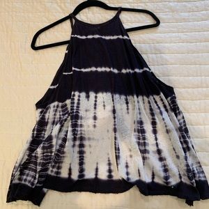 Free People Tie Dye Open Back Tank